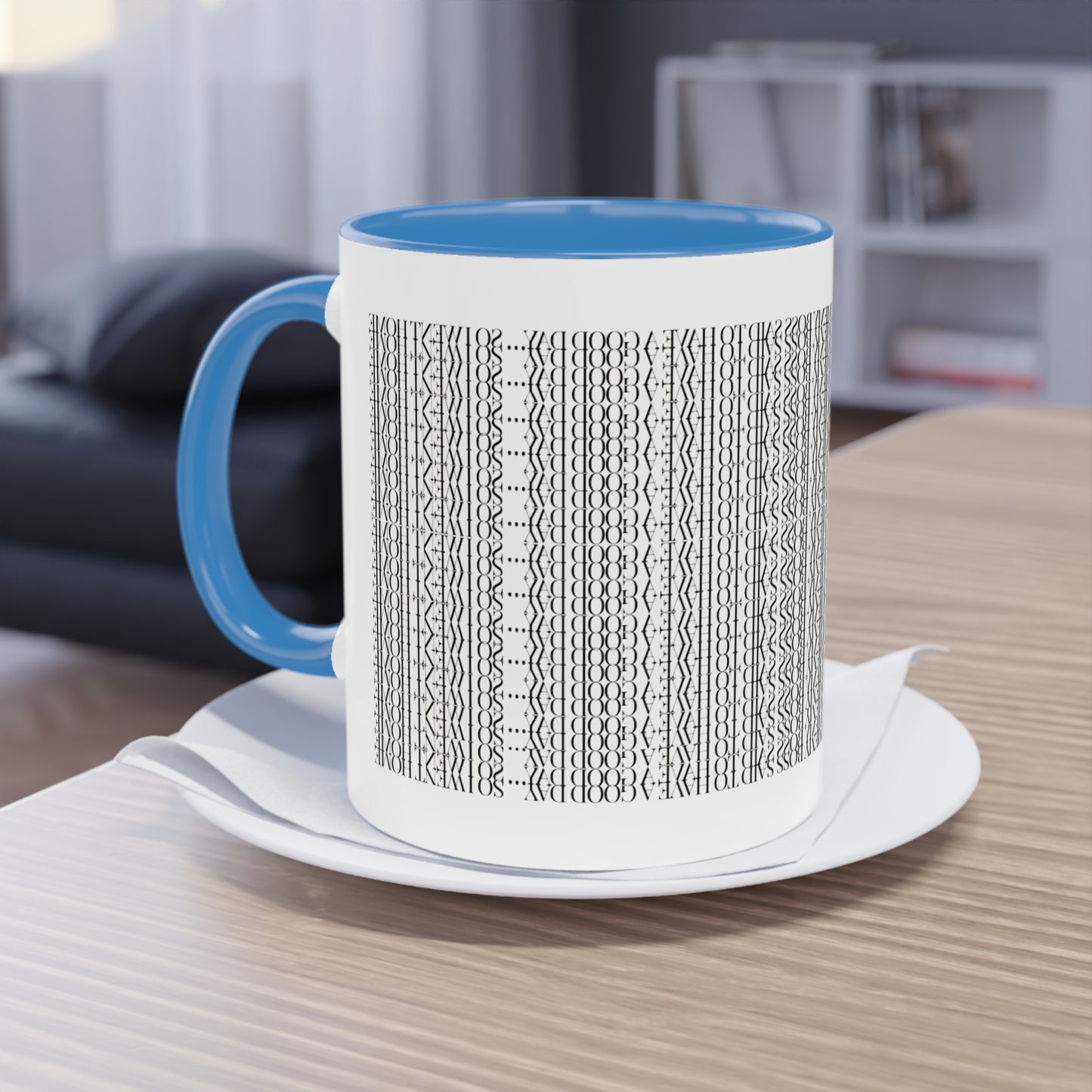 Two Tone Funny Hidden Message Mug - “My Boss said to have a good day… so I went home.”- Viral Optical Illusion Mug - Secret Sarcastic Work Message - Dishwasher Safe, Unique Gifts for Coffee Lovers, Home & Office Decor, Holiday Present.