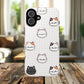 Cute Cat Tough Magnetic Case, iPhone Cover, Cat Lover Gift, Cute Cat Accessories, Pet-Themed iPhone Case