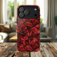 Crimson Bloom Tough iPhone Magnetic Case, Protective iPhone Case, Stylish iPhone Cover, Gift for Her, Mother's and Birthday Gifts, Unique Floral Accessories