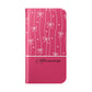 Personalized Pink Bow Coquette Flip iPhone and Samsumg Case — Custom Name or Affirmation Wallet Cover