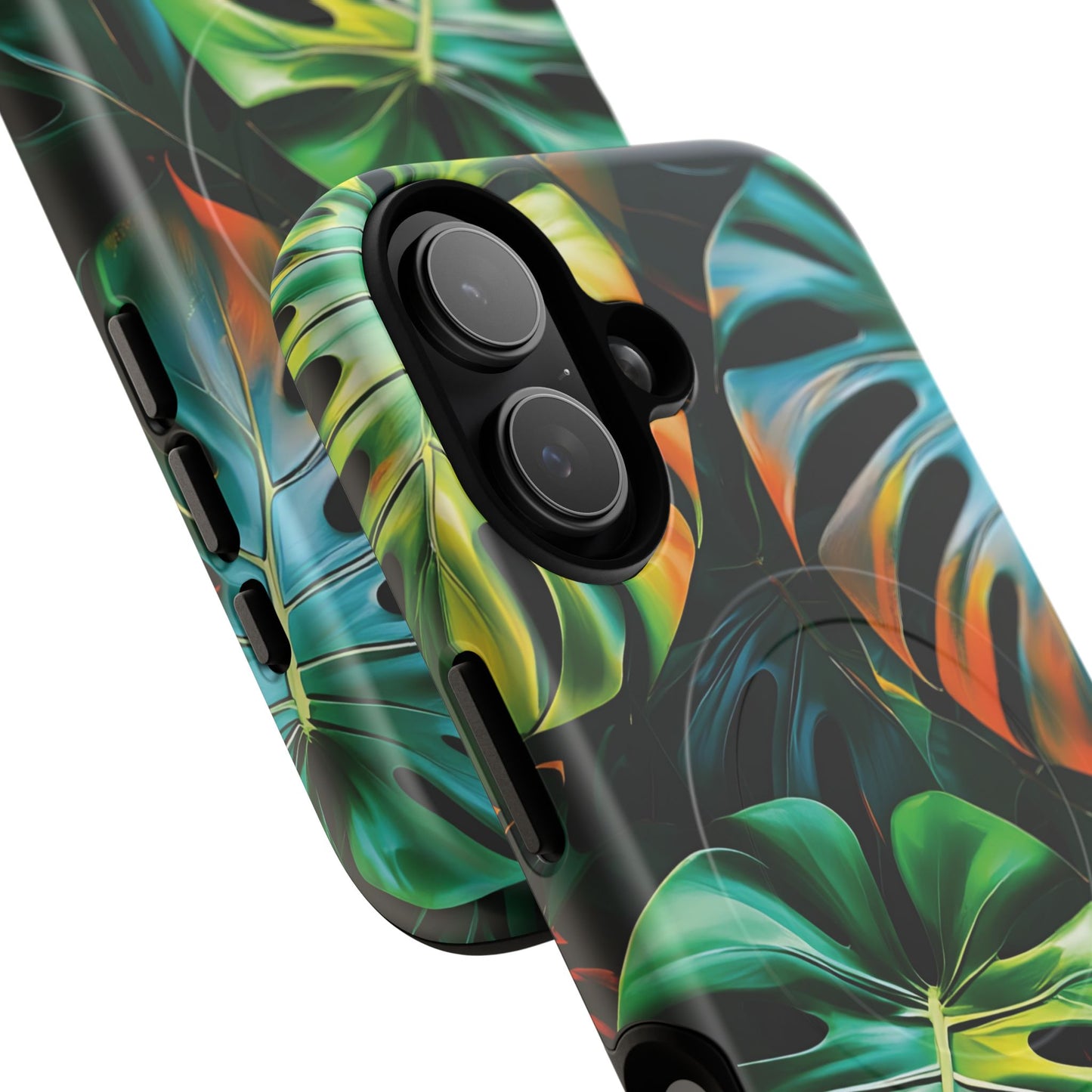 Tropical Leaf Phone Case | Tough Magnetic Cases, iPhone Accessories, Gift for Him/Her, Phone Protection, Summer Style, Trendy Design