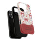 Personalized Rosette Coquette Phone Case - Custom Name/Message 'I Am Stronger Than The Storm' Floral Bow Protective Case