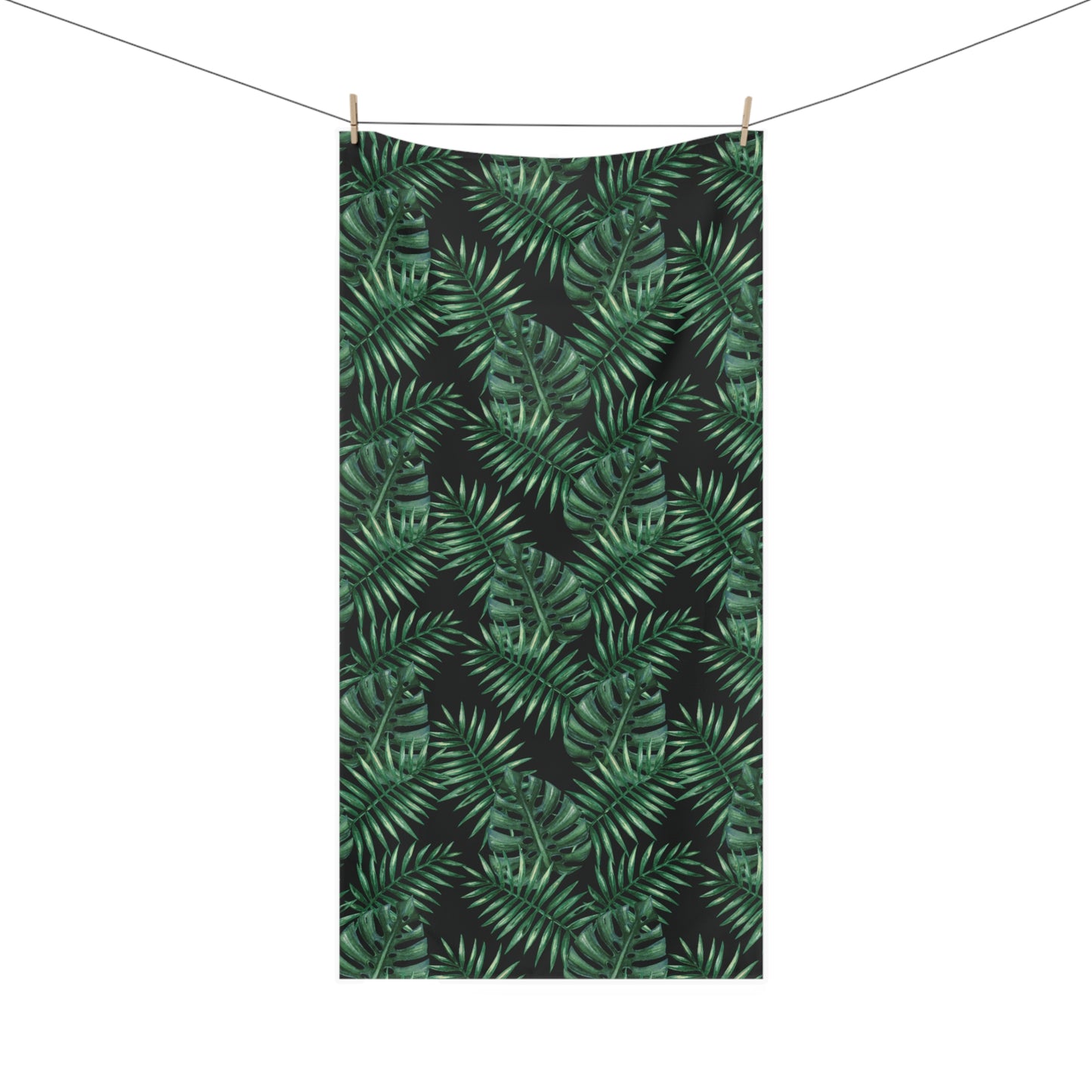 Tropical Bliss Black Mink-Cotton Towel