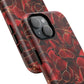 Crimson Bloom Tough iPhone Magnetic Case, Protective iPhone Case, Stylish iPhone Cover, Gift for Her, Mother's and Birthday Gifts, Unique Floral Accessories