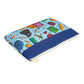 Blue Academic Adventures Accessory Pouch