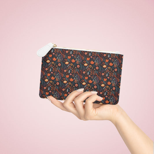 Autumn Bloom Floral Mini Clutch Bag - Stylish Floral Design for Everyday Use