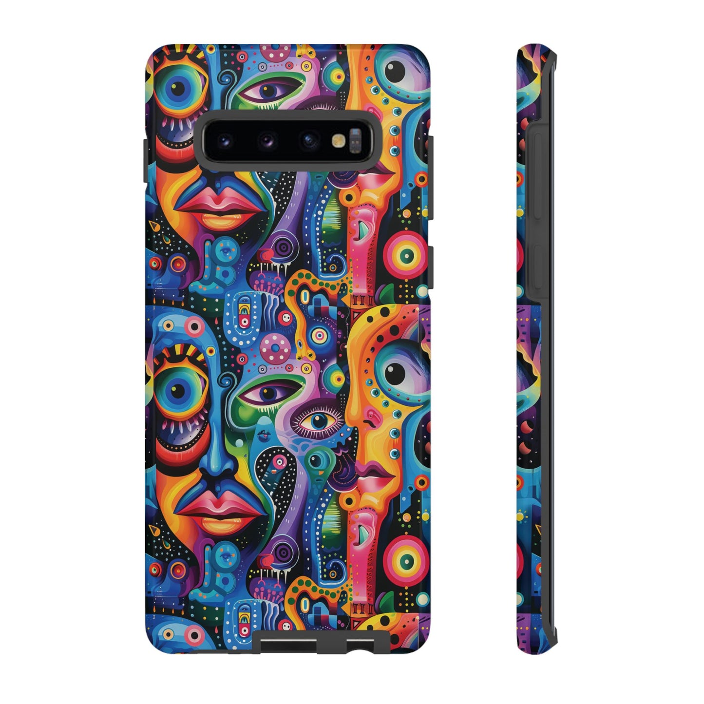 Psychedelic Visions Vibrant Art Google Pixel, iPhone and Samsung Phone Case - Tough Cases for Creative Souls
