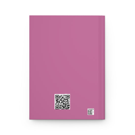 Personalized Floral Monogram Hardcover Journal — Custom Name Notebook