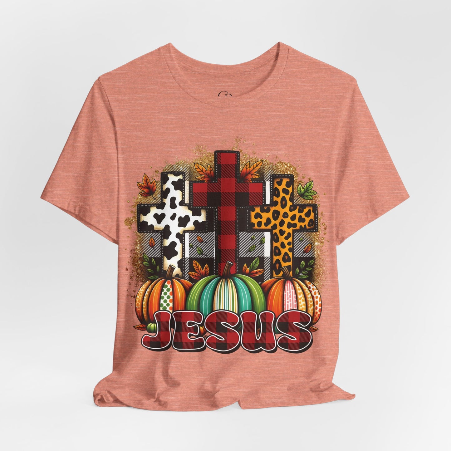 Faithful Harvest Cross Unisex Jersey Short Sleeve Tee