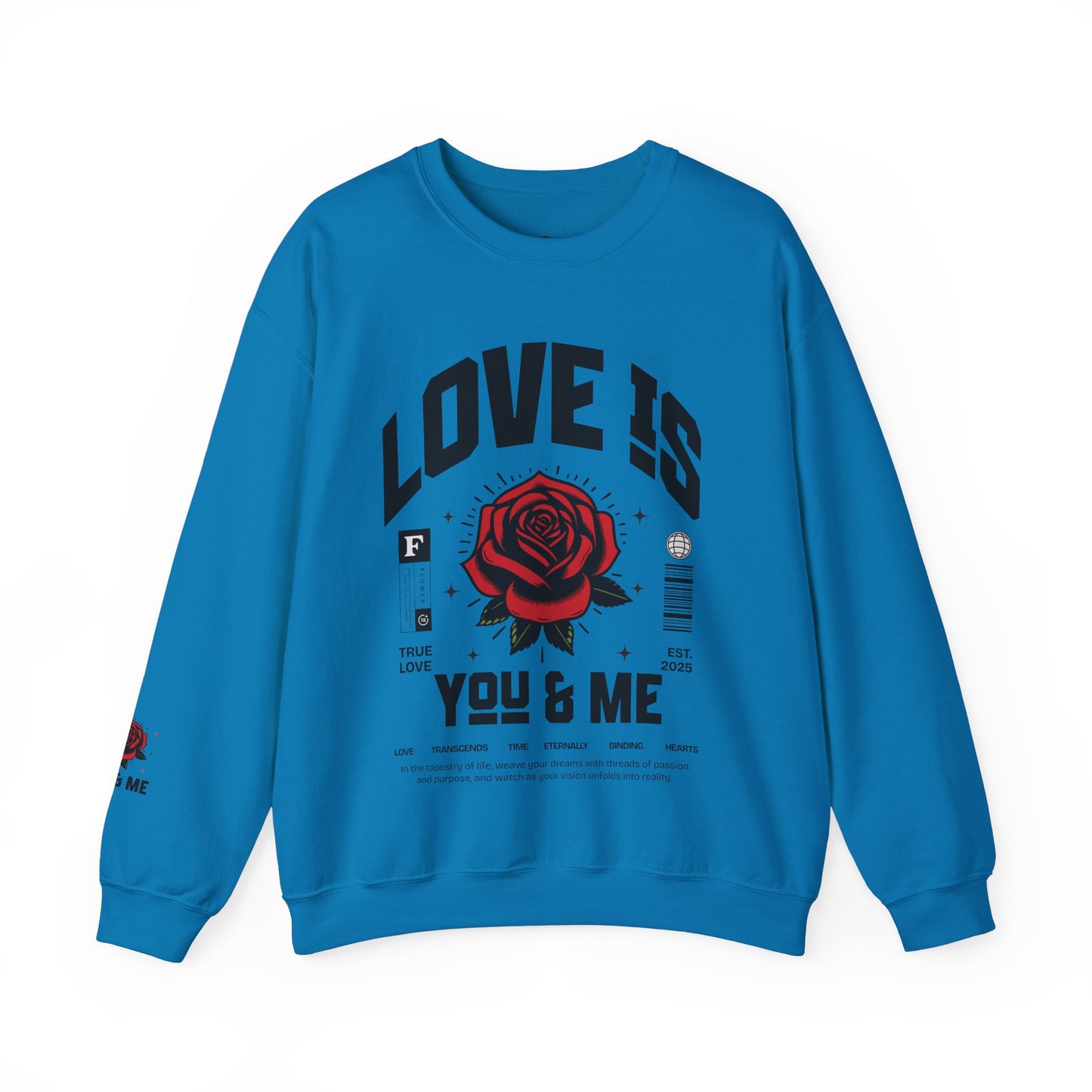 Love is ... Valentines Unisex Heavy Blend™ Crewneck Sweatshirt.