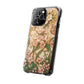 Floral Vintage Art Stained Glass Effect Nouveau Clear Magnetic Impact Case
