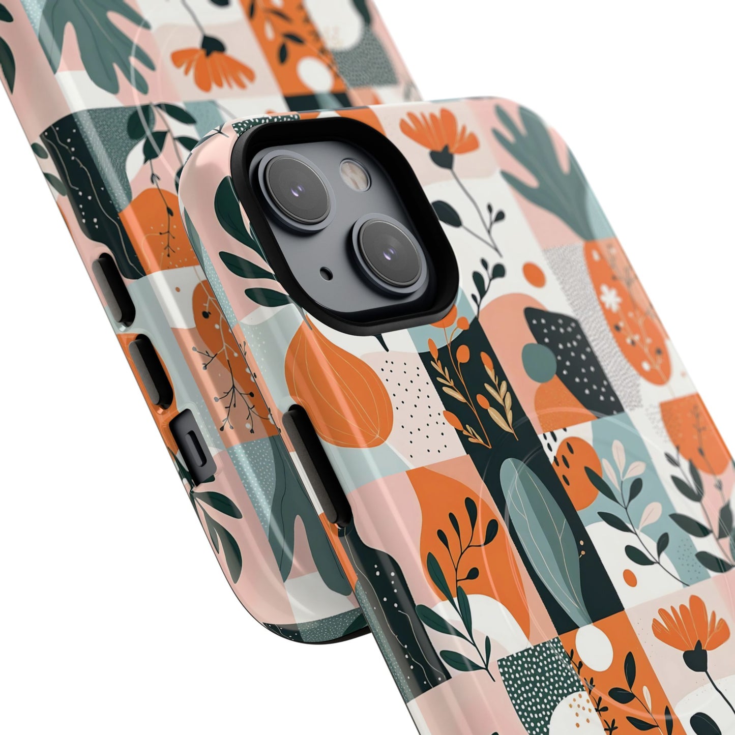 Botanical Bliss Tough Magnetic Phone Case, Durable Phone Cover, Gift for Her, Stylish Tech Accessory, Fall Vibes, Trendy Mobile Case