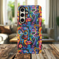 Psychedelic Visions Vibrant Samsung, iPhone and Google Pixel Phone Cases - Colorful Artistic Design