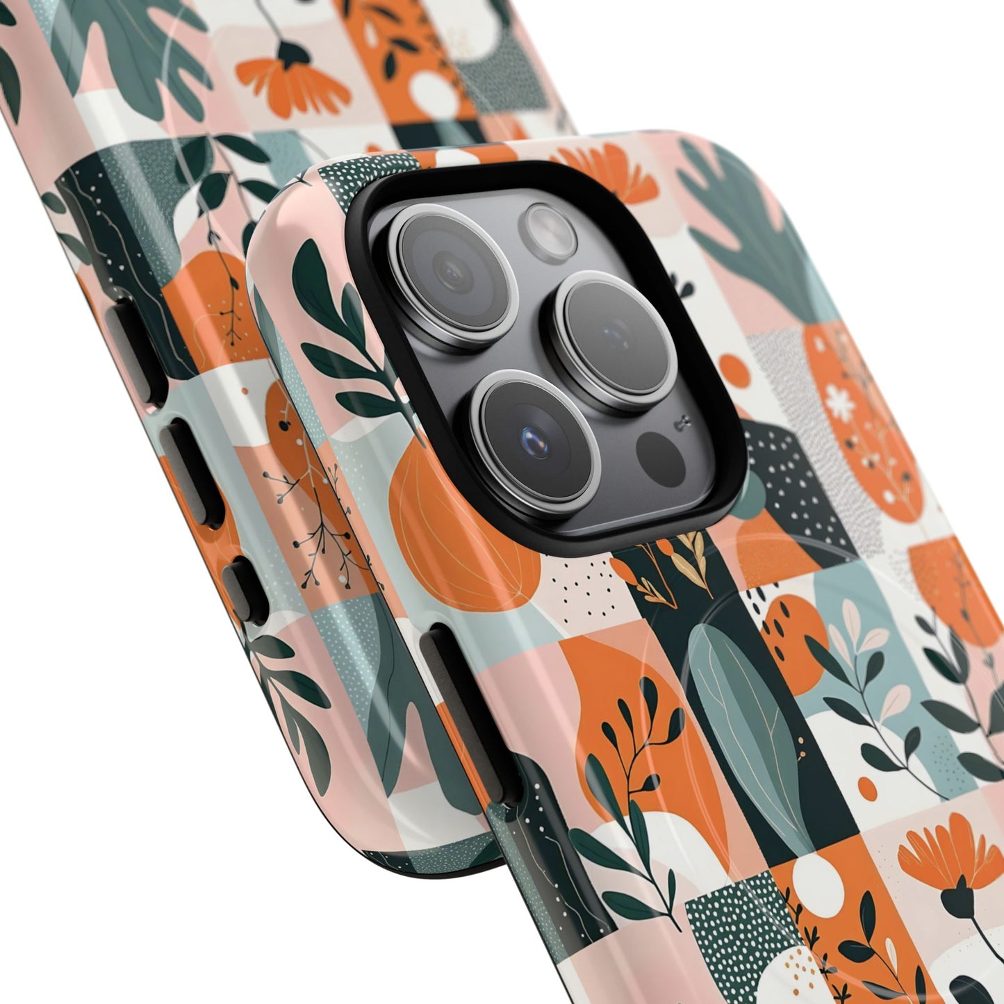 Botanical Bliss Tough Magnetic Phone Case, Durable Phone Cover, Gift for Her, Stylish Tech Accessory, Fall Vibes, Trendy Mobile Case