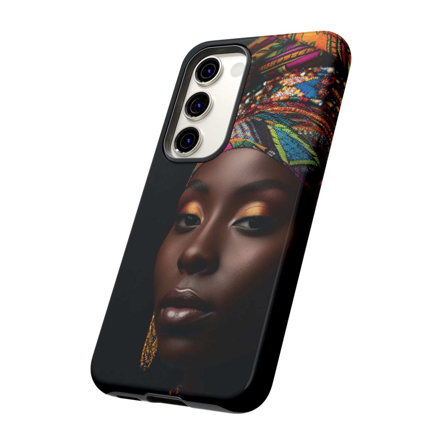 Regal Reflections: African Majesty Tough Google Pixel, iPhone and Samsung Cases.