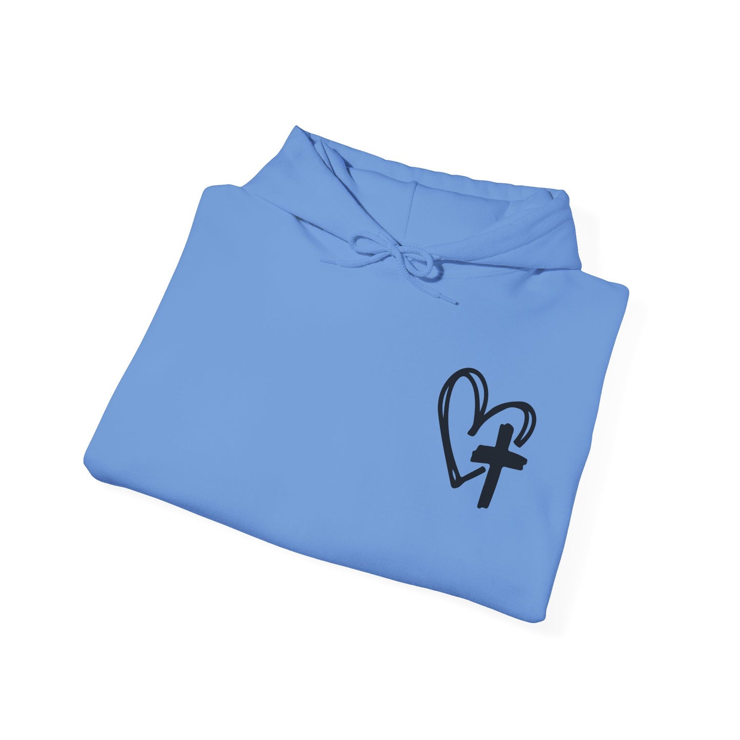 Faith and Floral Cross Unisex Gildan Hoodie Sweatshirt