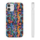 Psychedelic Visions Flexi iPhone and Samsung Case - Colorful Abstract Design.