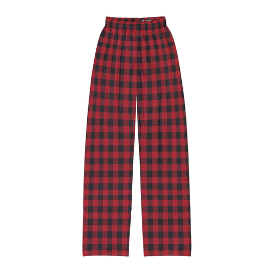 Red Plaid Perfection Kids Pajama Pants