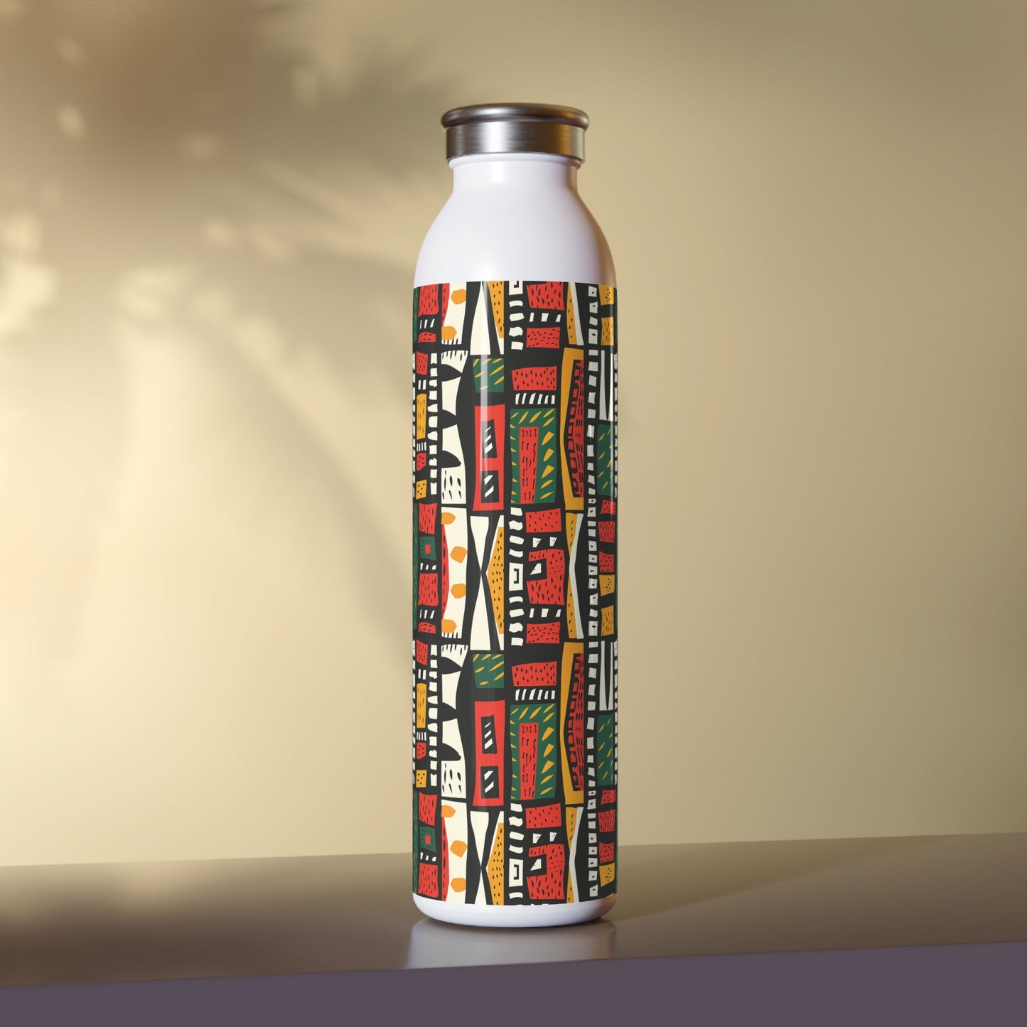 Tribal Harmony Slim Water Bottle