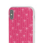 Personalized Pink Bow Coquette Slim Flexi iPhone and Samsung Cases — Custom Name or Affirmation