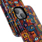 Vibrant Artistic Phone Case | Tough Magnetic Cases | Unique Gift for Art Lovers, Colorful Accessory, iPhone 14, 15, 16, 17 Case.