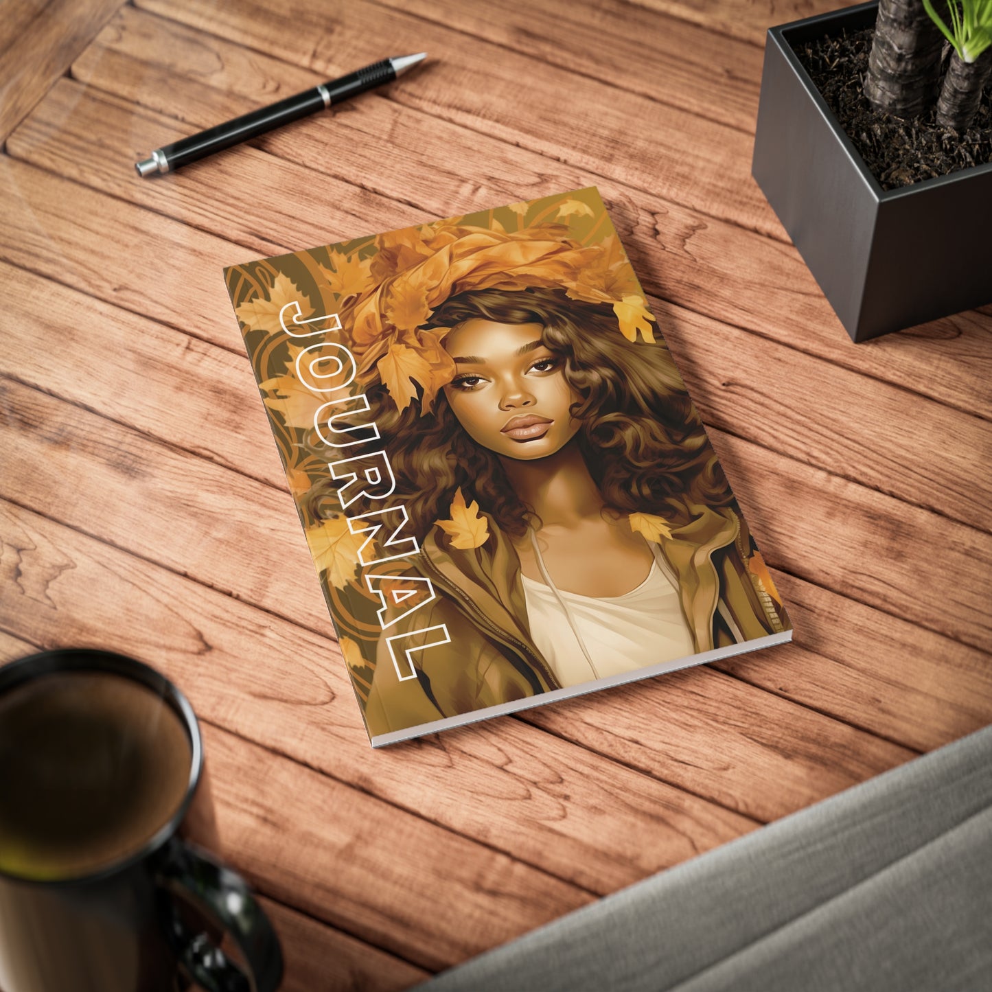 Autumn Dreams Softcover Journal Notebook, A5 - Inspirational Journal for Gratitude, Planning, Creativity, Gifts, Home Office