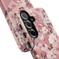 Personalized Cherry Blossom Tough Phone Case — Pink Floral Protective Case for Samsung & Google