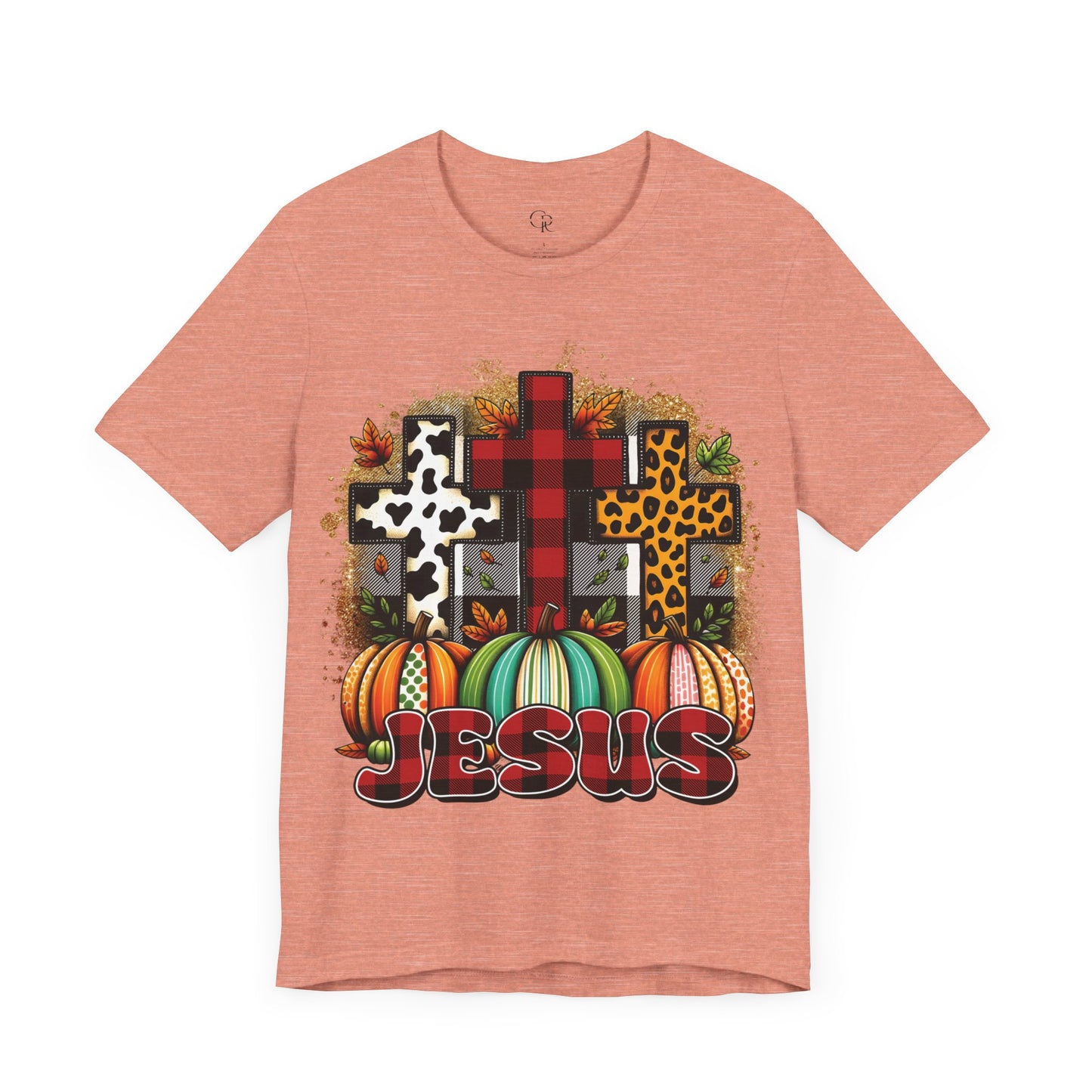 Faithful Harvest Cross Unisex Jersey Short Sleeve Tee