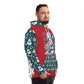 That Ugly Christmas Fashion Hoodie with All-Over Print - Unisex Medium Heavy Fabric