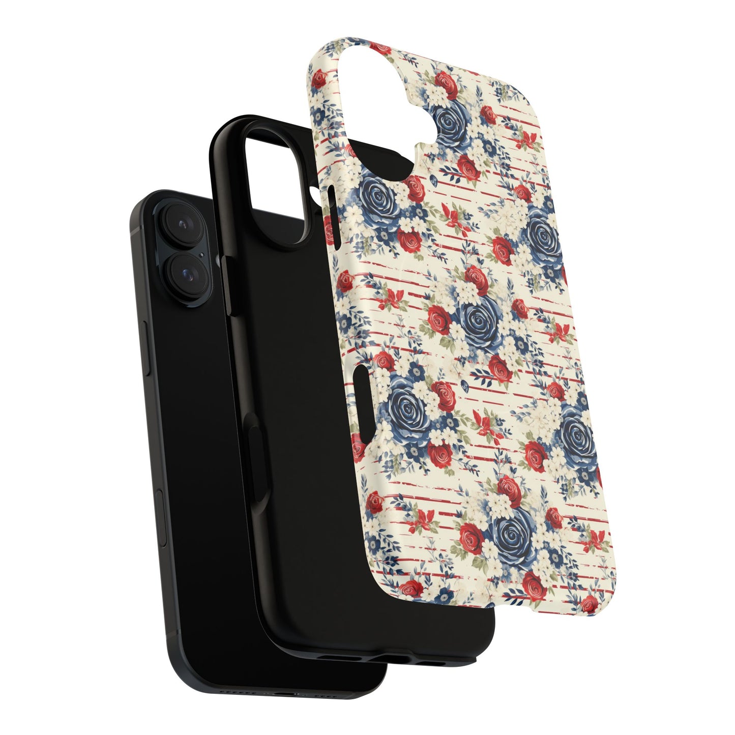 Rose & Glory Tough iPhone Magnetic Case, Vibrant Protective Cover, Stylish Gift for Her, Floral Design, iPhone Accessories, Anniversary Gift