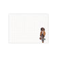 Chic Note Pads with Fashion Illustration, Stylish Sticky Notes for Organizing, Personalized Gifts for Her, Office Supplies, Creative