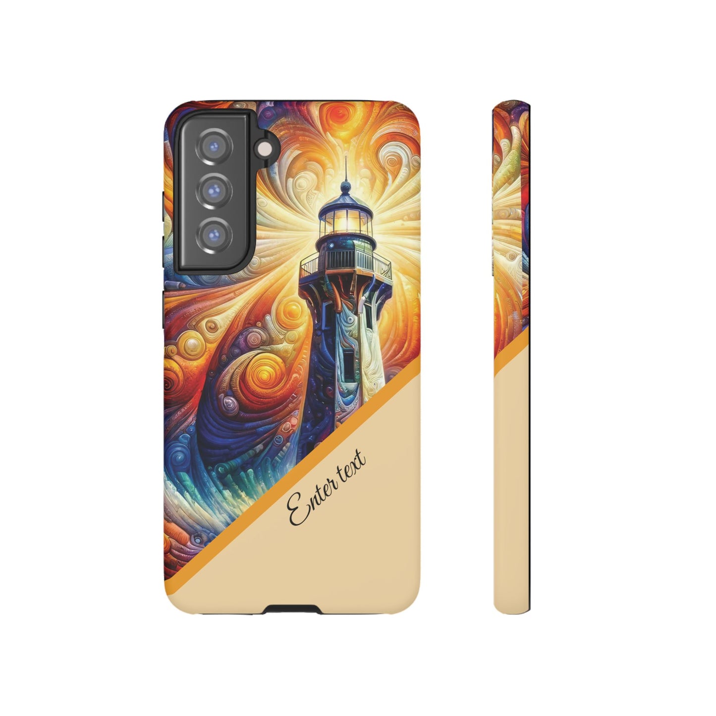 Personalized Cosmic Beacon Tough Samsung and Google Phone Cases