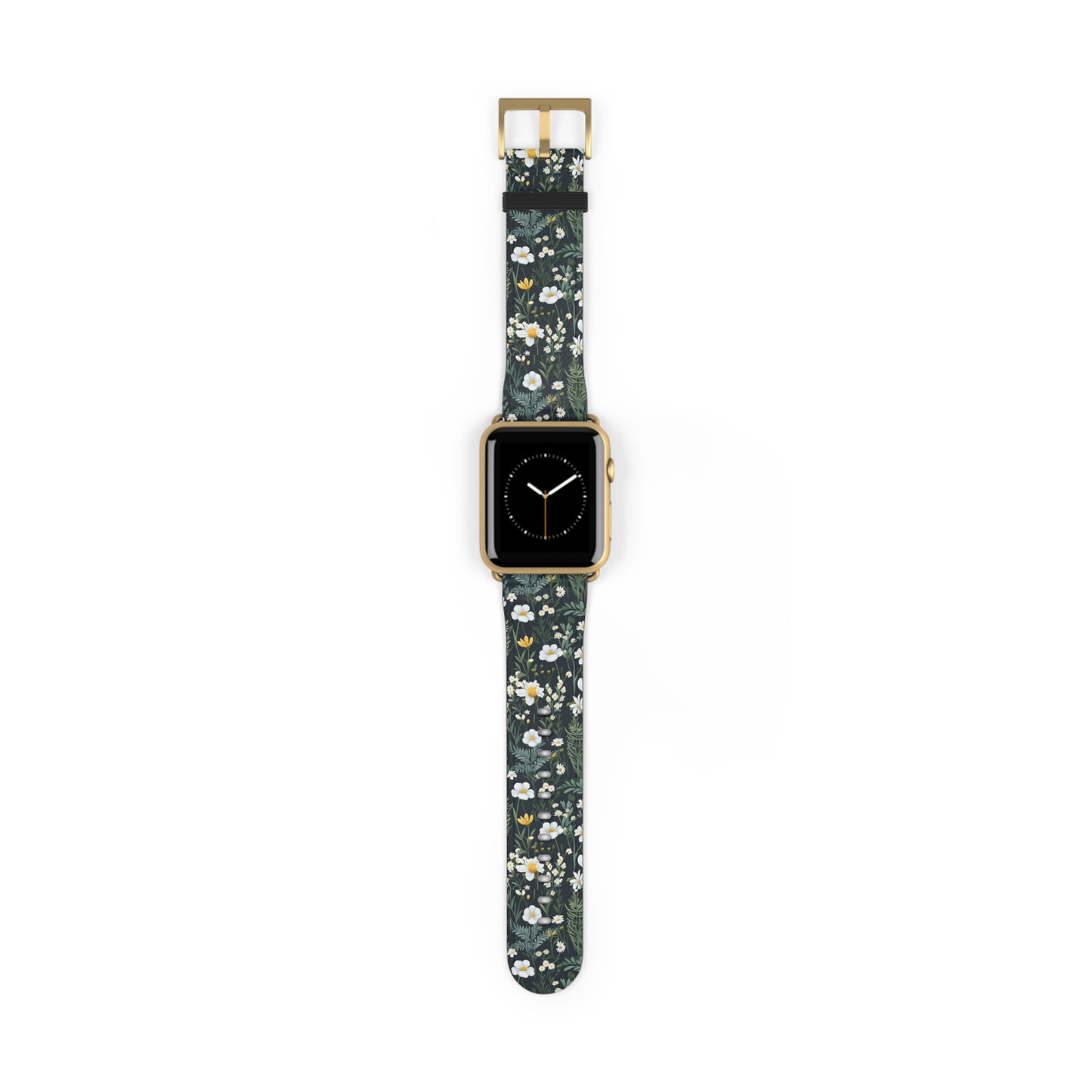 Daisy Delight Floral Print Watch Band - Stylish Accessory for Everyday Wear.