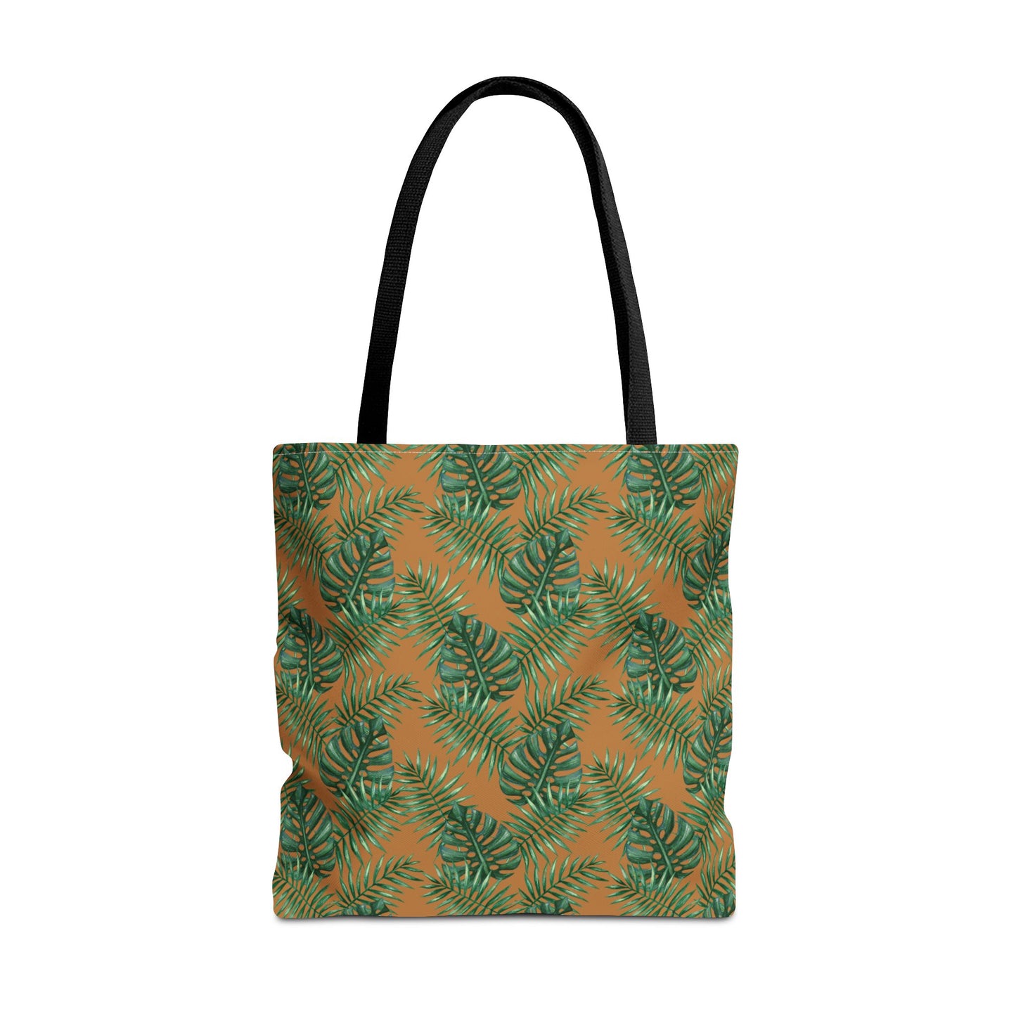 Brown Tropical Bliss Tote Bag