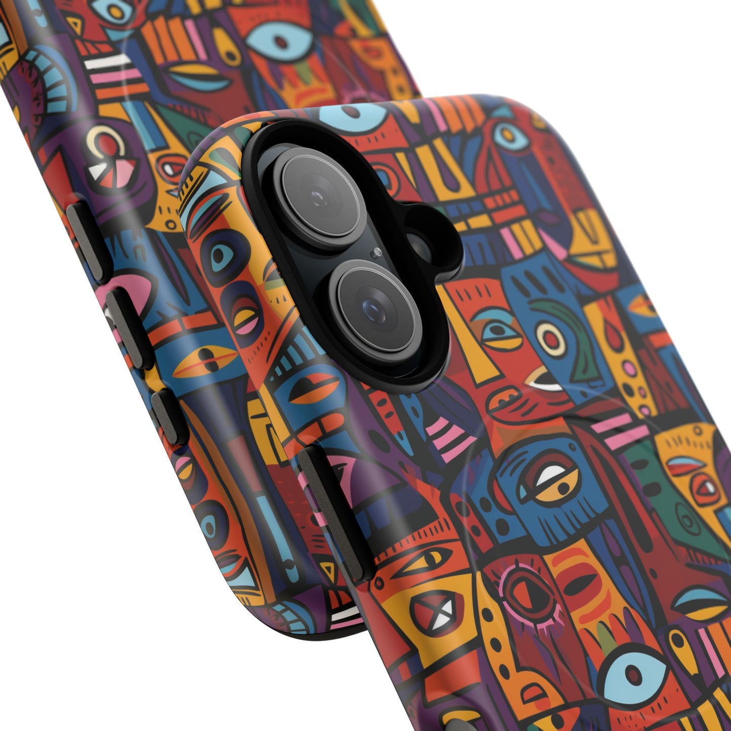 Vibrant Artistic Phone Case | Tough Magnetic Cases | Unique Gift for Art Lovers, Colorful Accessory, iPhone 14, 15, 16, 17 Case.