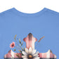 Faith and Floral Cross Unisex Heavy Cotton Tee