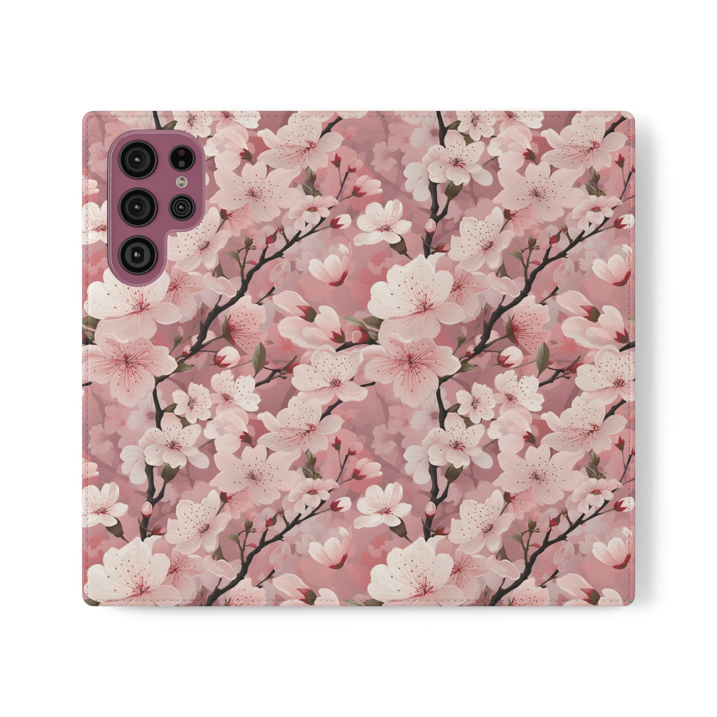 Cherry Blossom Flip Case — iPhone & Samsung Protective Phone Case