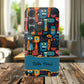 Personalized Colorful Abstract Faces Clear Impact-Resistant Case