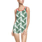 White Tropical Bliss Women's Vintage Swimsuit (AOP)