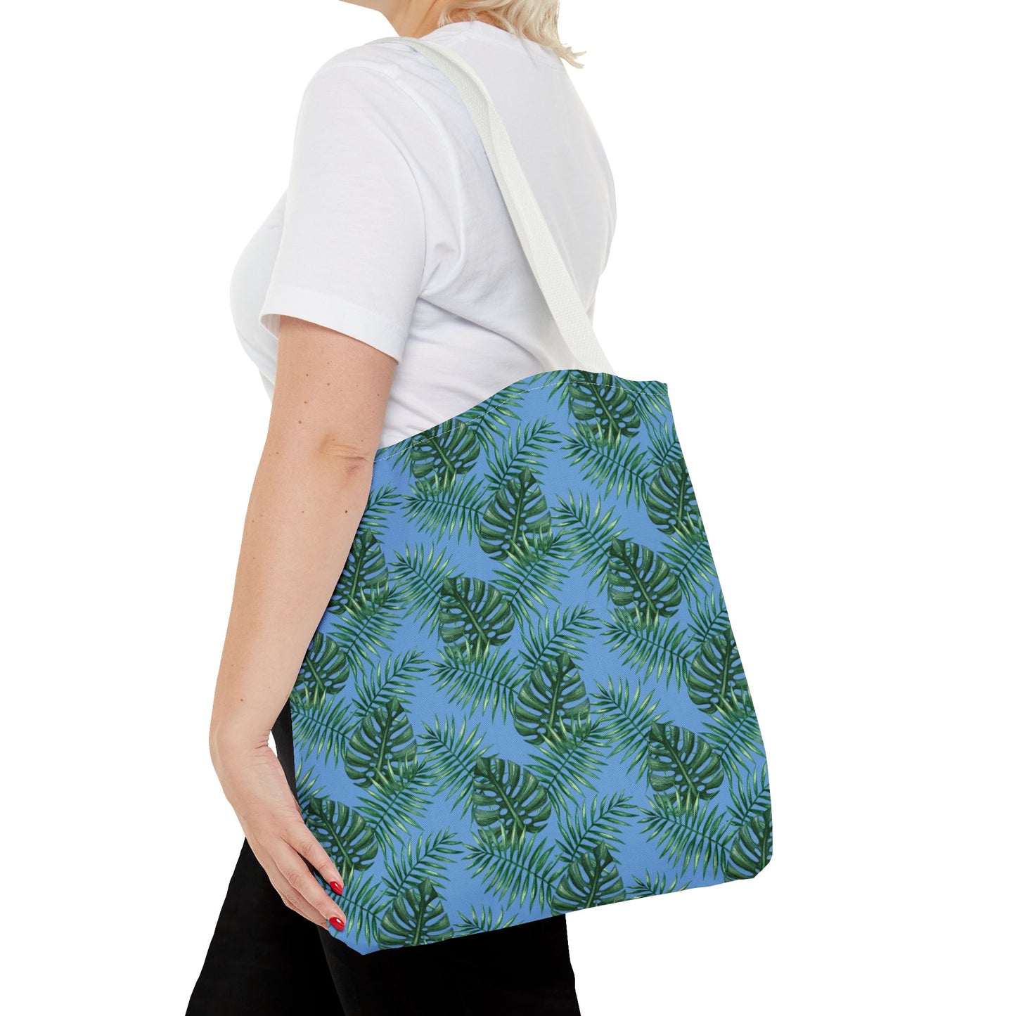 Blue Tropical Bliss Tote Bag