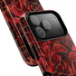 Crimson Bloom Tough iPhone Magnetic Case, Protective iPhone Case, Stylish iPhone Cover, Gift for Her, Mother's and Birthday Gifts, Unique Floral Accessories