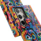 Psychedelic Visions Vibrant Samsung, iPhone and Google Pixel Phone Cases - Colorful Artistic Design