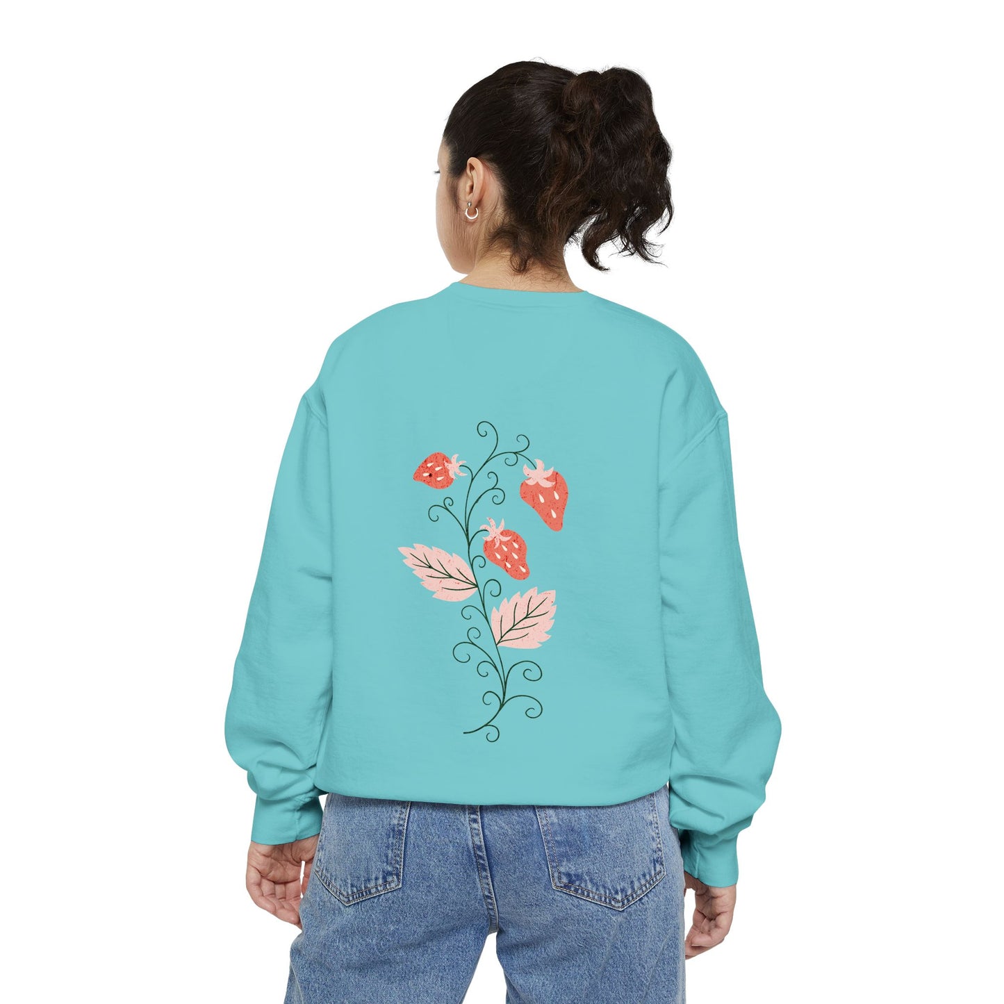 LOVE  Coquette Unisex Comfort Colors Garment-Dyed Sweatshirt