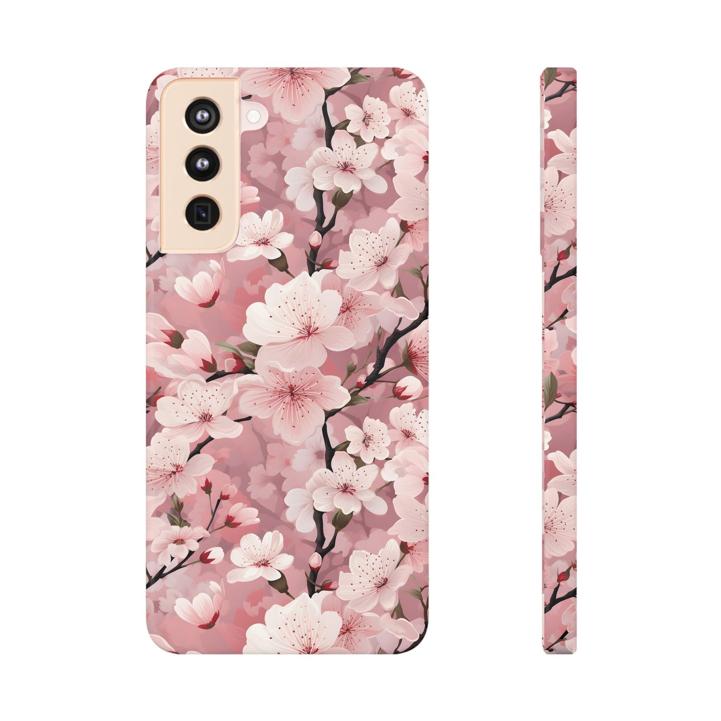 Cherry Blossom Slim Phone Cases for iPhone and Samsung