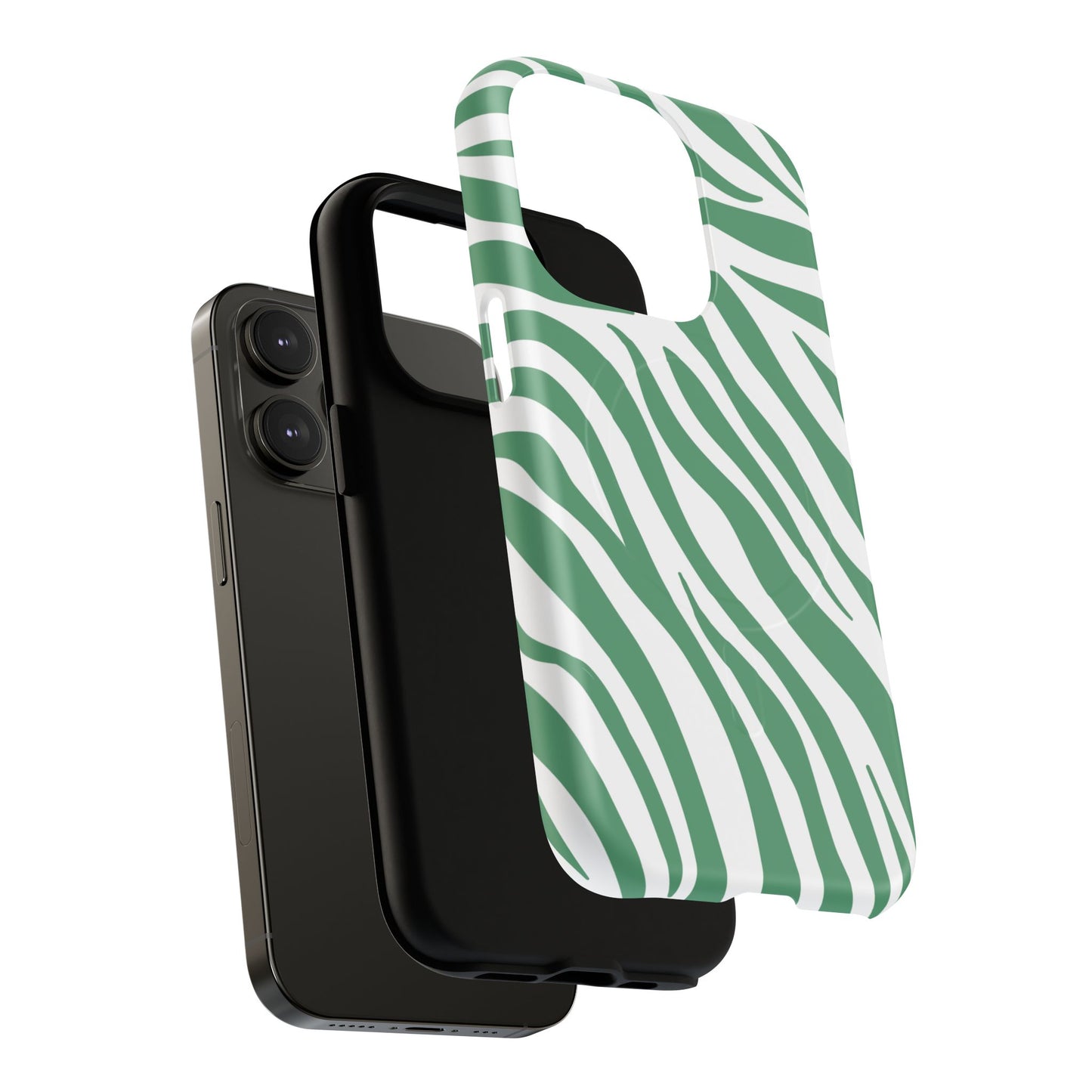 Trendy Zebra Print iPhone Case, Stylish Tough Magnetic Case for iPhone, Animal Print Accessory, Unique iPhone Cover, Gift for Animal Lovers