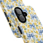 Sunshine Blue Coquette Bows Tough iPhone Magnetic Case for iPhones, Cute iPhone Cover, Spring Gift, Durable Case, Custom iPhone Protection