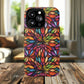 Prism Bloom Tough iPhone Magnetic Case, Stained Glass  MagSafe Cases, iPhone Accessory, Floral Design, Unique Gift, iPhone Protection