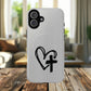 Tough Magnetic Phone Case with Heart & Cross Design, Durable Phone Cover, Unique Gift for Her, Stylish Accessory, Everyday Use