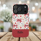 Personalized Rosette Coquette Floral Phone Case - Tough MagSafe® Magnetic Cases, Protective Cover, Stylish Tech Accessory, Gifts for Her