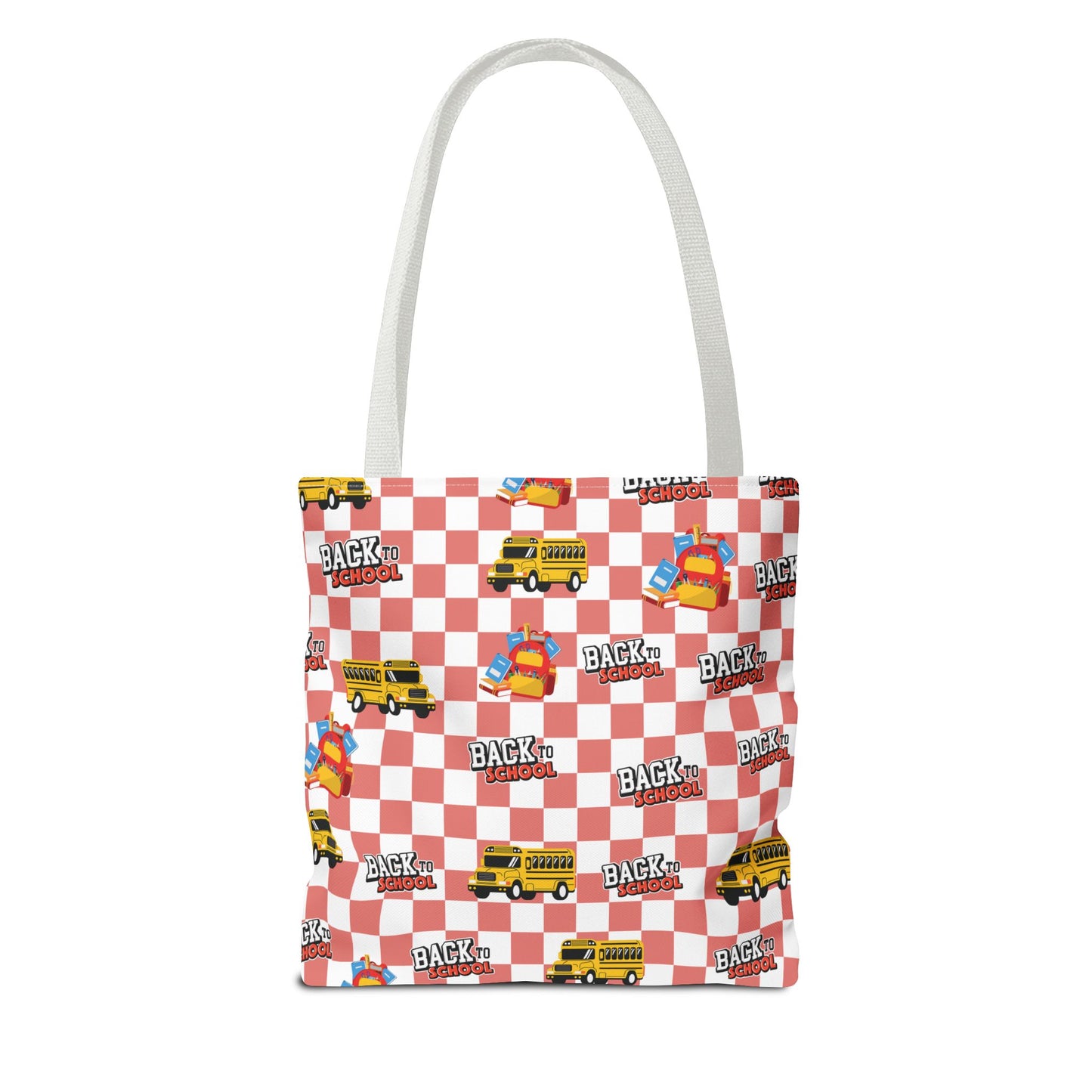 Personalized Red SchoolYard Chic Composition Book Inspired Tote Bag, Back to School Tote, Teacher Gift, Kids Bag, Custom Name Bag, Educational Accessories, Back to School Tote Bag.